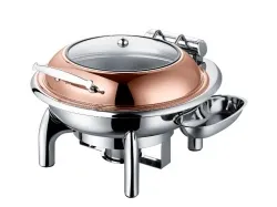 Чафинг-диш Crazy Pan CP-CHD018RG розовое золото – купить в RuOborudovanie.ru с доставкой до двери Купить чафинг-диш crazy pan cp-chd018rg розовое золото – цена от завода, доставка до двери | RuOborudovanie.ru