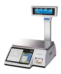 Весы торговые Cas CL3000-15P (TCP-IP) с печатью этикеток (120мм) со стойкой – купить по цене завода