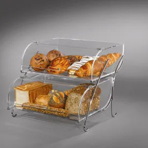 Этажерка Bakery 2-х ярусная для выпечки, 40,6х45,7см H35,6см, акрил/сталь Bak2937 – купить по цене завода