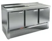 Купить стол для салатов hicold sle2-111sn (1/6) б/крышк. (+2/+10) 1485х600х850мм, 3двери – цена от завода, доставка до двери | RuOborudovanie.ru