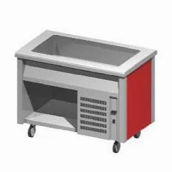 Купить прилавок для холодных блюд emainox egvr12 8035017 люд с охлаждаемой ванной на открытом шкафу – цена от завода, доставка до двери | RuOborudovanie.ru