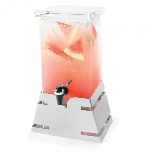 Диспенсер для сока Rosseto Beverage Ld141, 3,8л 26,3Х17,8см H43,2см, нерж.сталь/акрил – купить по цене завода