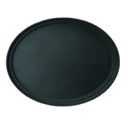 Купить поднос 56х68,5см серия jiwins jw-r2700ct-bl, черный, прорезиненный овальный – цена от завода, доставка до двери | RuOborudovanie.ru