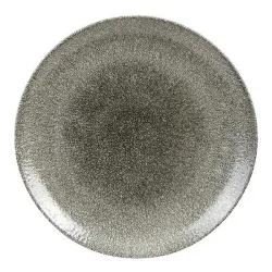 Купить тарелка мелкая 28,8см, без борта, цвет raku quartz black, studio prints rkbqev111 – цена от завода, доставка до двери | RuOborudovanie.ru