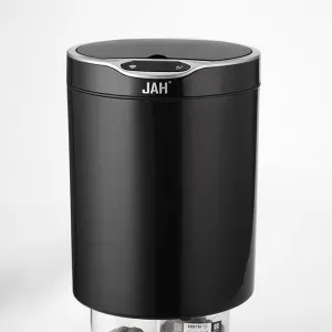 Ведро для мусора сенсорное, круг, FoodAtlas JAH-6111, 12 л (черный) – купить по цене завода