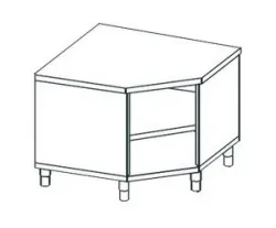 Купить стол угловой открытый apach chef line lwt710sh2 – цена от завода, доставка до двери | RuOborudovanie.ru