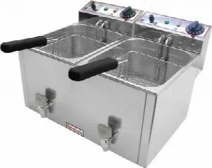 Фритюрница Beckers FR 8+8 LT на 16л, 6кВт, настольная, 530х450х360мм – купить по цене завода