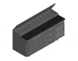 Купить стол для пиццы hicold pz1-113gn (1/3) камень – цена от завода, доставка до двери | RuOborudovanie.ru