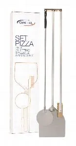Лопата для пиццы Gimetal Set2 (набор) + лопата поворотная и щетка на держателе – купить по цене завода