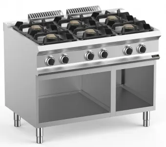 Плита газовая 6 конфорочная 700 серии Apach Chef Line Glrrg117Osp – купить по цене завода