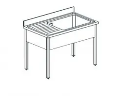 Купить ванна котломоечная apach chef line lp187-115lw – цена от завода, доставка до двери | RuOborudovanie.ru