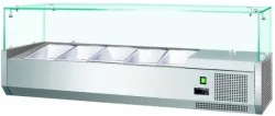 Витрина холодильная для ингредиентов 5хGN1/4 -150 мм Koreco VRX1200330(335I) – купить в RuOborudovanie.ru с доставкой до двери Купить витрина холодильная для ингредиентов 5хgn1/4 -150 мм koreco vrx1200330(335i) – цена от завода, доставка до двери | RuOborudovanie.ru