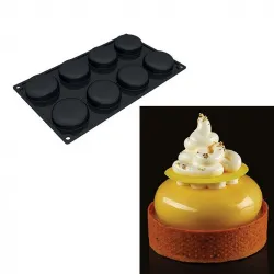 Форма силиконовая Pavoflex для пирож. 3D "Round" D60Мм H20Мм, 48мл, 8 ячеек Px3200 – купить в RuOborudovanie.ru с доставкой до двери Купить форма силиконовая pavoflex для пирож. 3d "round" d60мм h20мм, 48мл, 8 ячеек px3200 – цена от завода, доставка до двери | RuOborudovanie.ru