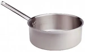 Сотейник низкий нержавеющая сталь без крышки 24Х10 4,5Л Pentole Agnelli 3107E24 – купить по цене завода