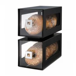 Диспенсер Bakery Bd101 акрил/сталь (черный) для выпечки, 2 уровня, 29,8Х15,9см H33см – купить в RuOborudovanie.ru с доставкой до двери Купить диспенсер bakery bd101 акрил/сталь (черный) для выпечки, 2 уровня, 29,8х15,9см h33см – цена от завода, доставка до двери | RuOborudovanie.ru