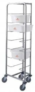 Тележка для теста Sasa 4300 на 8 баков – купить по цене завода