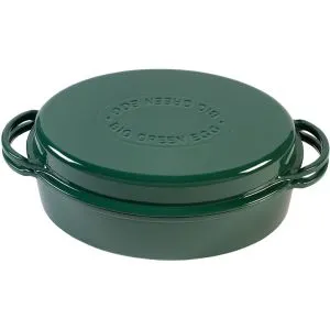 Духовка голландская зеленая овальная д/гриля Big Green Egg 117670 – купить по цене завода