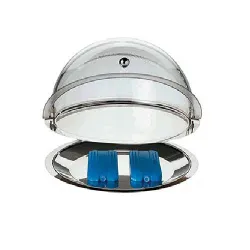 Поднос для нарезки D38См H24См, с крышкой Roll-Top, с хладогентом, нерж.сталь и пластик 09082Aps – купить в RuOborudovanie.ru с доставкой до двери Купить поднос для нарезки d38см h24см, с крышкой roll-top, с хладогентом, нерж.сталь и пластик 09082aps – цена от завода, доставка до двери | RuOborudovanie.ru