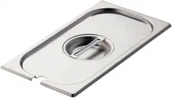 Крышка к гастроемкости Hurakan Gd-P 1/9 с отверстием для ложки – купить в RuOborudovanie.ru с доставкой до двери Купить крышка к гастроемкости hurakan gd-p 1/9 с отверстием для ложки – цена от завода, доставка до двери | RuOborudovanie.ru