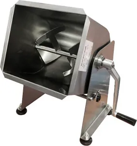 Фаршемешалка Kocateq FME20T ручная 20 л c откидным бункером, 1 осью и подкл. к приводу G12 – купить по цене завода