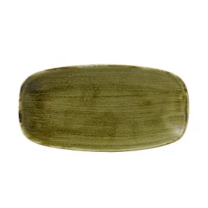 Блюдо прямоугольное Chefs 35,5Х18,9СМ, без борта, Stonecast Plume, цвет Olive Plgrxo141 – купить по цене завода