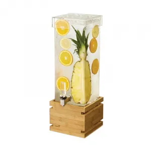 Диспенсер для сока Rosseto Beverage Ld179, 7,6л 18,4х18,4см H59,7см, бамбук/акрил – купить по цене завода