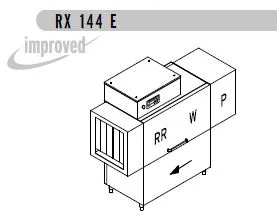 Машина посудомоечная Dihr Rx 144 E Sx+Dde+Hr10+Dr64/Деление 2 части – купить по цене завода