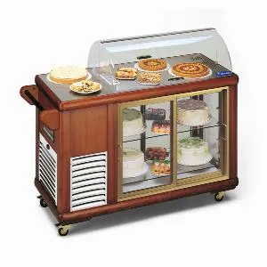 Тележка сервировочная холодильная Tecfrigo Carrellino 250 тем.Орех – купить по цене завода