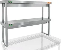 Купить полка тепловая hicold tp2-12/3 двухярусная настольная (1200х300х800мм) – цена от завода, доставка до двери | RuOborudovanie.ru