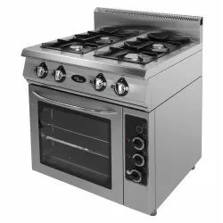 Купить плита газовая 4-х горелочная grill master ф4пдг/800 с комбинированной духовкой – цена от завода, доставка до двери | RuOborudovanie.ru