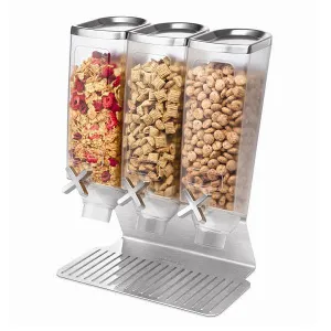Диспенсер Rosseto Ez-Pro для сыпучих продуктов, три емкости по 3,8л, 35,6Х20,3СМ H43,2См, сталь/акри – купить по цене завода