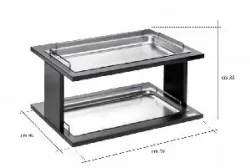 Купить витрина linea buffet 2-ярусный для фр. 51131056 – цена от завода, доставка до двери | RuOborudovanie.ru