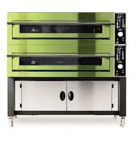Печь для пиццы Oem-ali 935/2 электрическая серии SuperTop 2-камерная с подом 108х113см – купить по цене завода