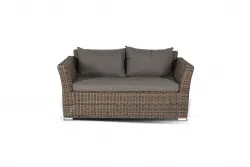 Купить лаунж-зона 4sis капучино дабл (коричневый) арт.kds3s2ct-5-set brown из искус.ротанга – цена от завода, доставка до двери | RuOborudovanie.ru