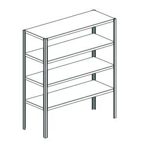 Стеллаж Apach Chef Line Lst18-196 – купить по цене завода