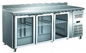 Стол холодильный Cooleq Gn3200Tng бортик стеклянная дверь – купить по цене завода