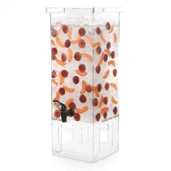 Купить диспенсер для сока rosseto beverage ld128, 15,1л 24,9х24,9см h59,7см, акрил – цена от завода, доставка до двери | RuOborudovanie.ru