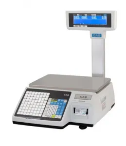 Весы торговые Cas CL3000-15P (TCP-IP) +Модуль Wi-Fi со стойкой, этик.120мм – купить по цене завода