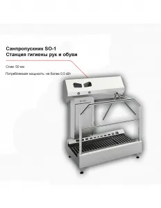 Санпропускник FELETI SO-1 (станция гигиены рук и обуви) – купить по цене завода