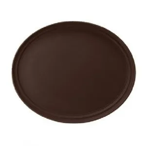 Поднос 60Х73,5см серия Jiwins Jw-R2900Ct-Br, коричневый, прорезиненный овальный – купить по цене завода