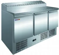 Стол холодильный Cooleq PS300 нерж. для пиццы на 400л (+2...+8) 3дв. – купить в RuOborudovanie.ru с доставкой до двери Купить стол холодильный cooleq ps300 нерж. для пиццы на 400л (+2...+8) 3дв. – цена от завода, доставка до двери | RuOborudovanie.ru