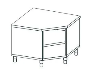 Стол угловой открытый Apach Chef Line Lwt710Sh2 – купить по цене завода