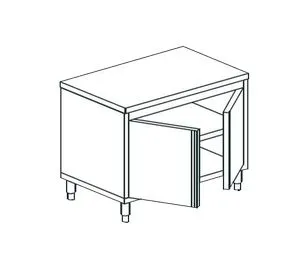 Стол производственный Apach Lwc610Sh2Hd закрытый – купить по цене завода