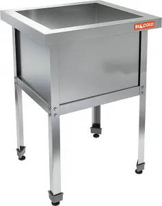Ванна моечная HiCold Н1ВМ-7/7 Ц 1 секц. (580х580х350) сварная оцин.угол – купить по цене завода
