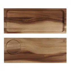 Купить блюдо деревянное 41х16,5см, двухстороннее, buffet wood zcawlwsb1 – цена от завода, доставка до двери | RuOborudovanie.ru