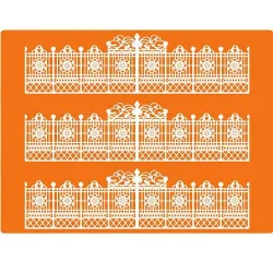 Купить коврик силиконовый для пасты "sugar dress" 30х40см 40-wd007 – цена от завода, доставка до двери | RuOborudovanie.ru