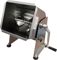 Купить фаршемешалка kocateq fme20t ручная 20 л c откидным бункером, 1 осью и подкл. к приводу g12 – цена от завода, доставка до двери | RuOborudovanie.ru