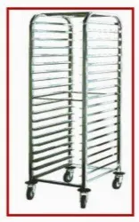 Купить тележка для шкафа пекарского pavailler cristal fm 2 60x80 16уровней – цена от завода, доставка до двери | RuOborudovanie.ru