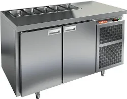 Купить стол для салатов hicold sl1-11sn (1/3) без крышки (+2/+10) – цена от завода, доставка до двери | RuOborudovanie.ru