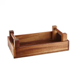 Купить поднос деревянный "ящик" 34х20см h10см buffet wood zcawrctc1 – цена от завода, доставка до двери | RuOborudovanie.ru